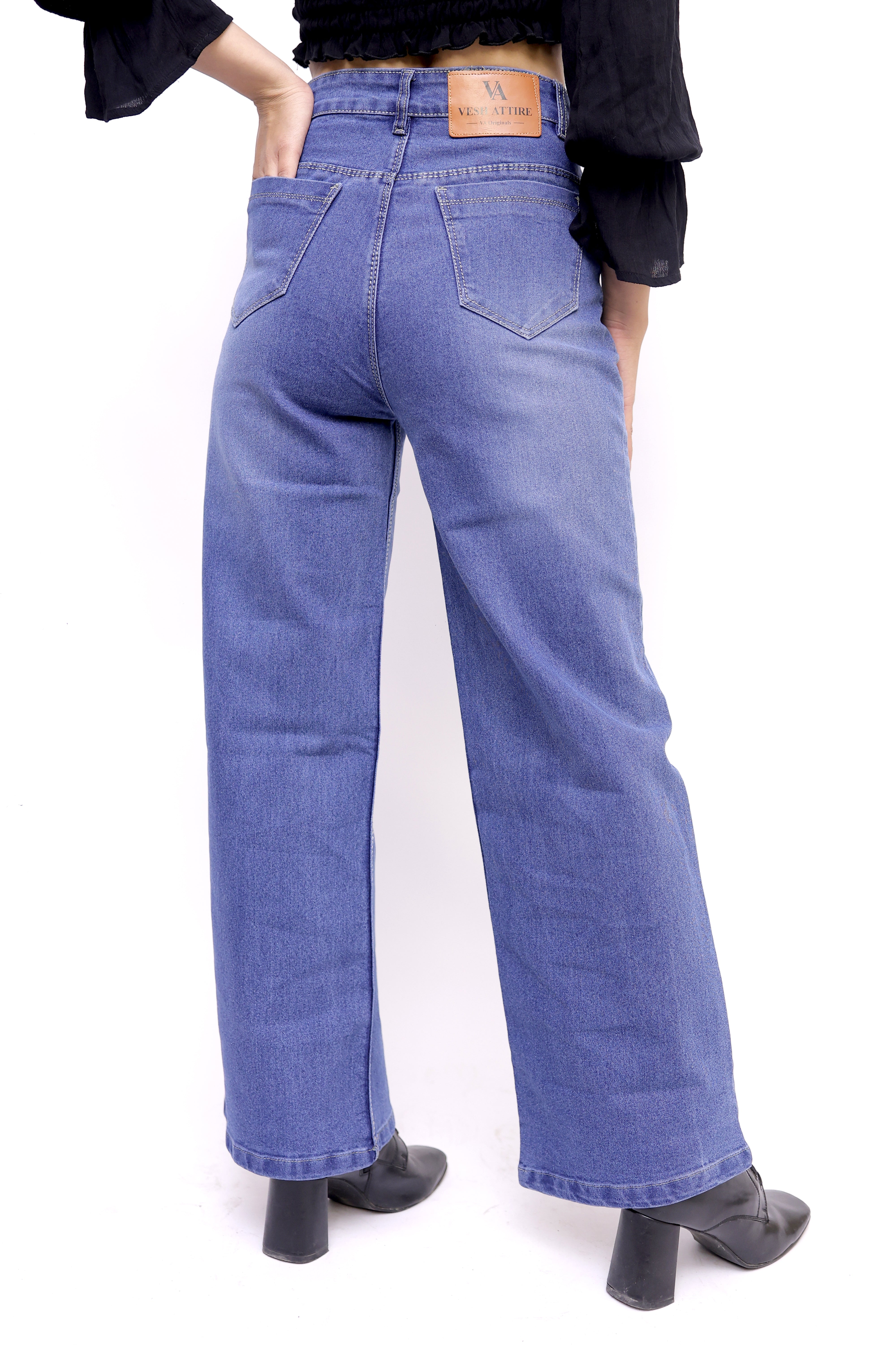 Signature Wide-Leg Denim