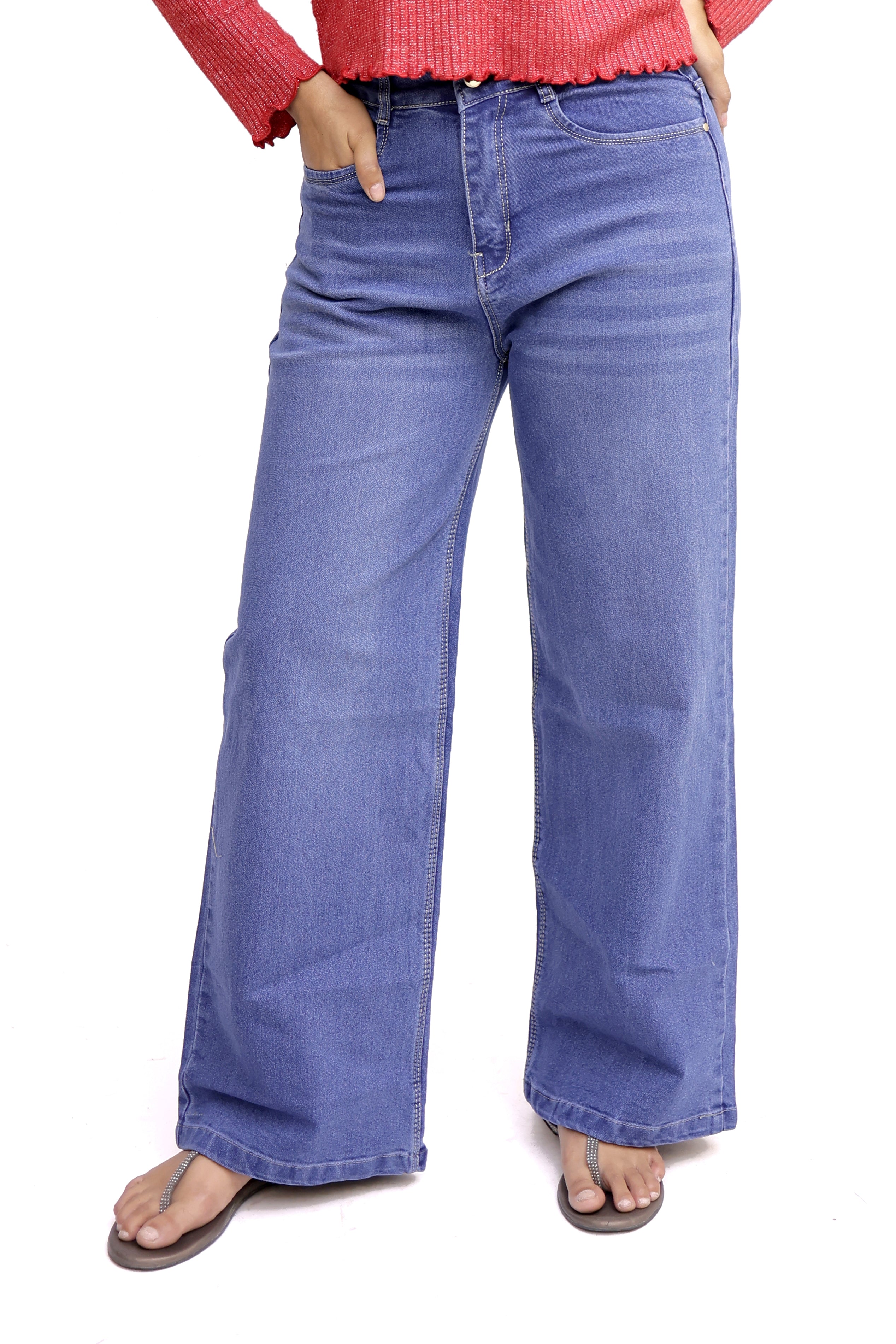 Luxe Wide-Leg Denim