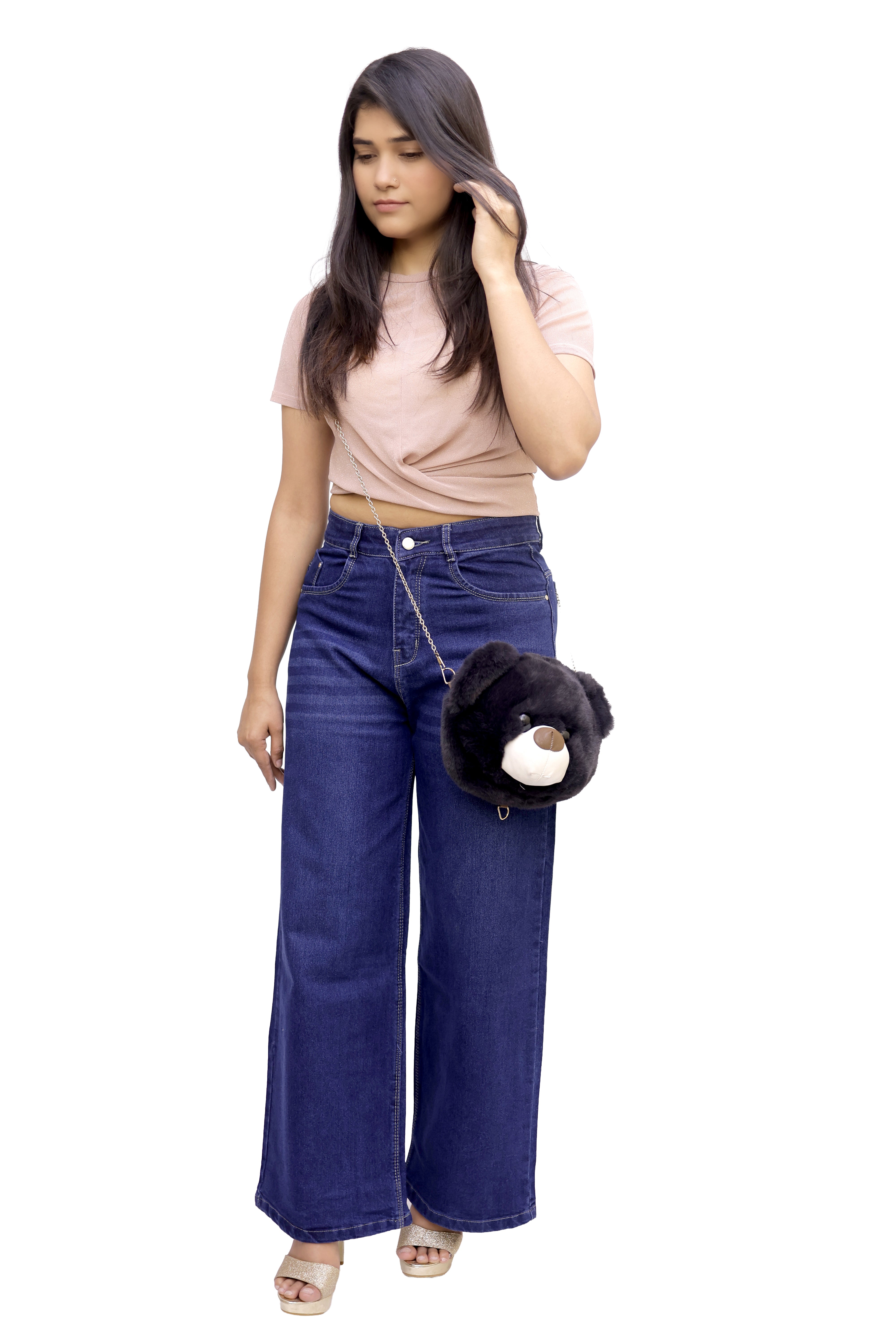 Midnight Wide-Leg Denim