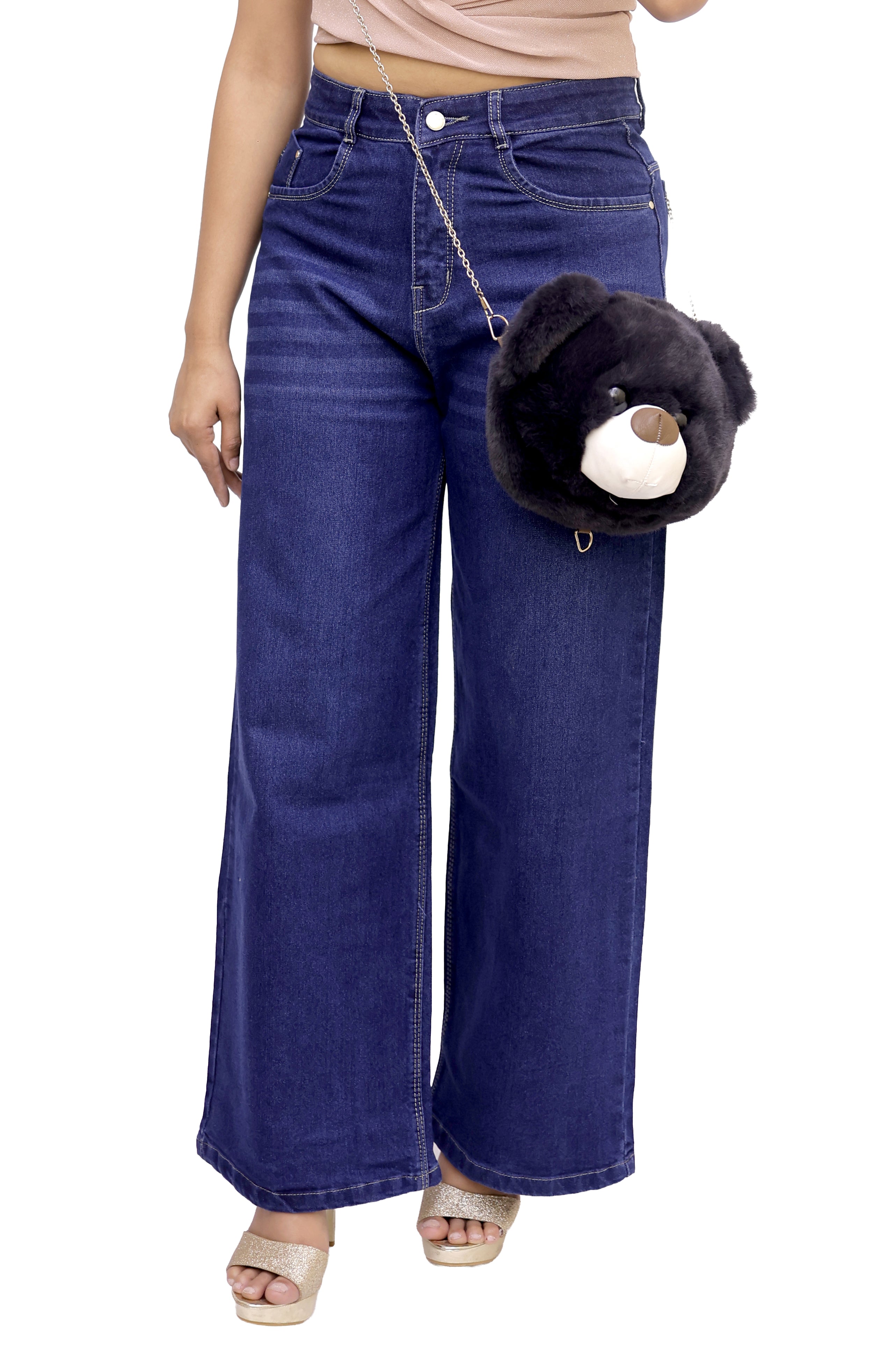 Midnight Wide-Leg Denim