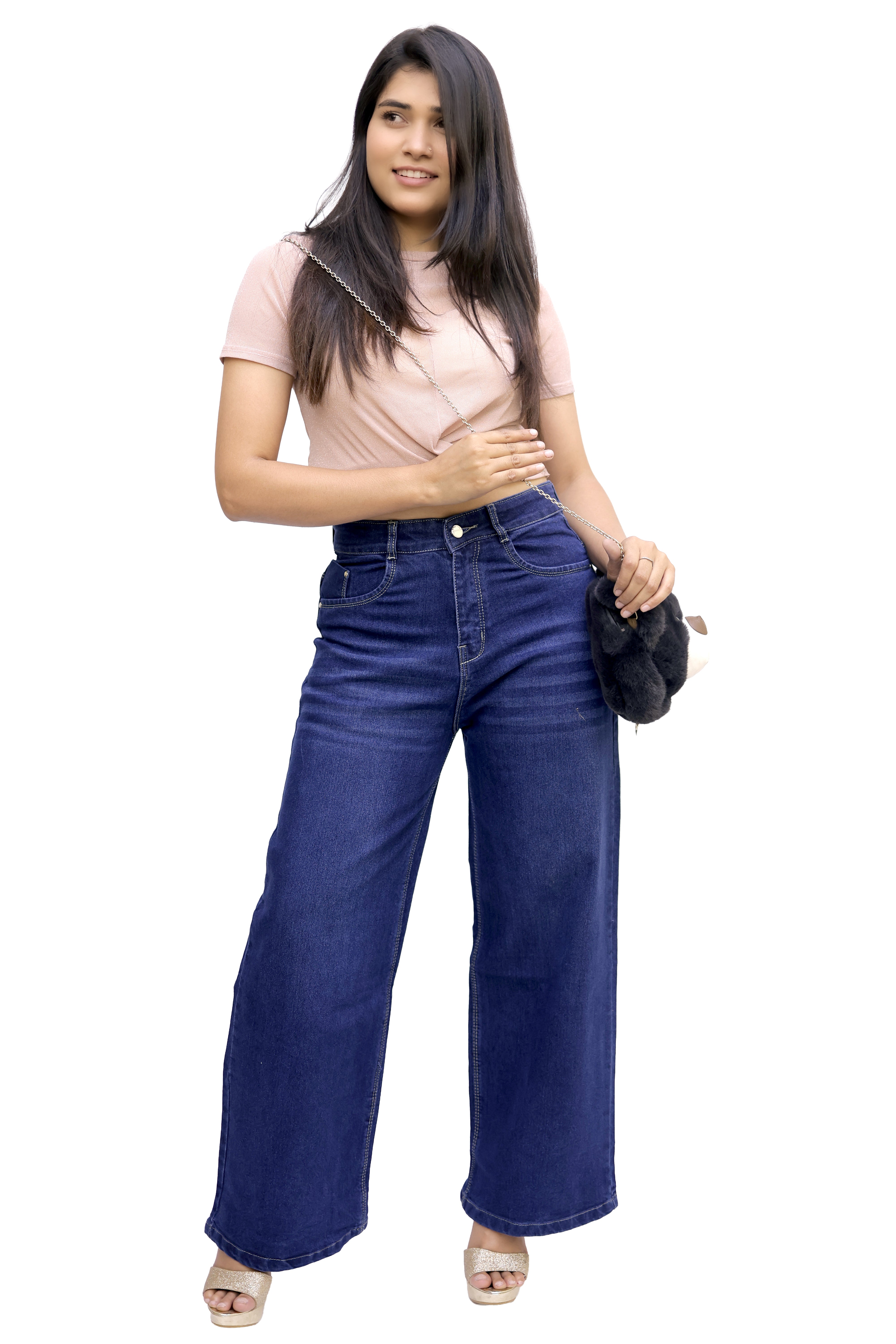 Midnight Wide-Leg Denim