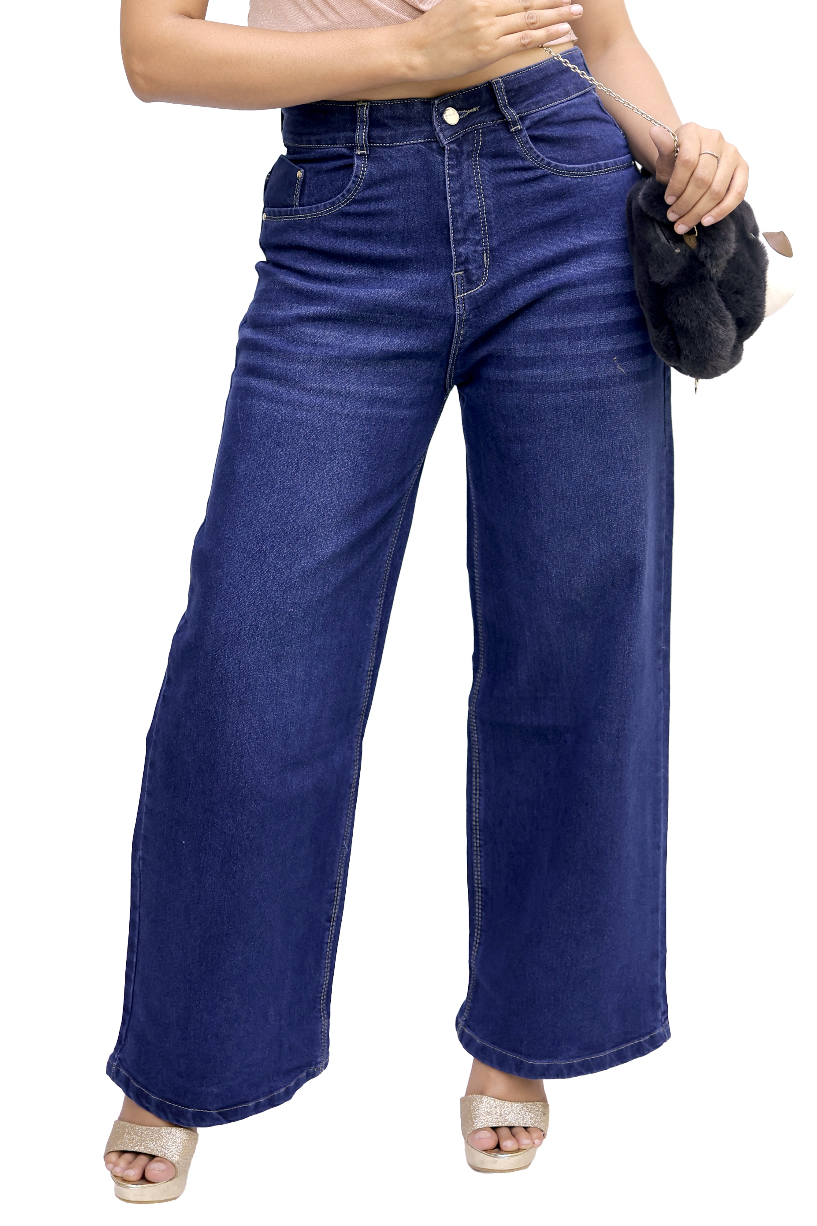 Midnight Wide-Leg Denim