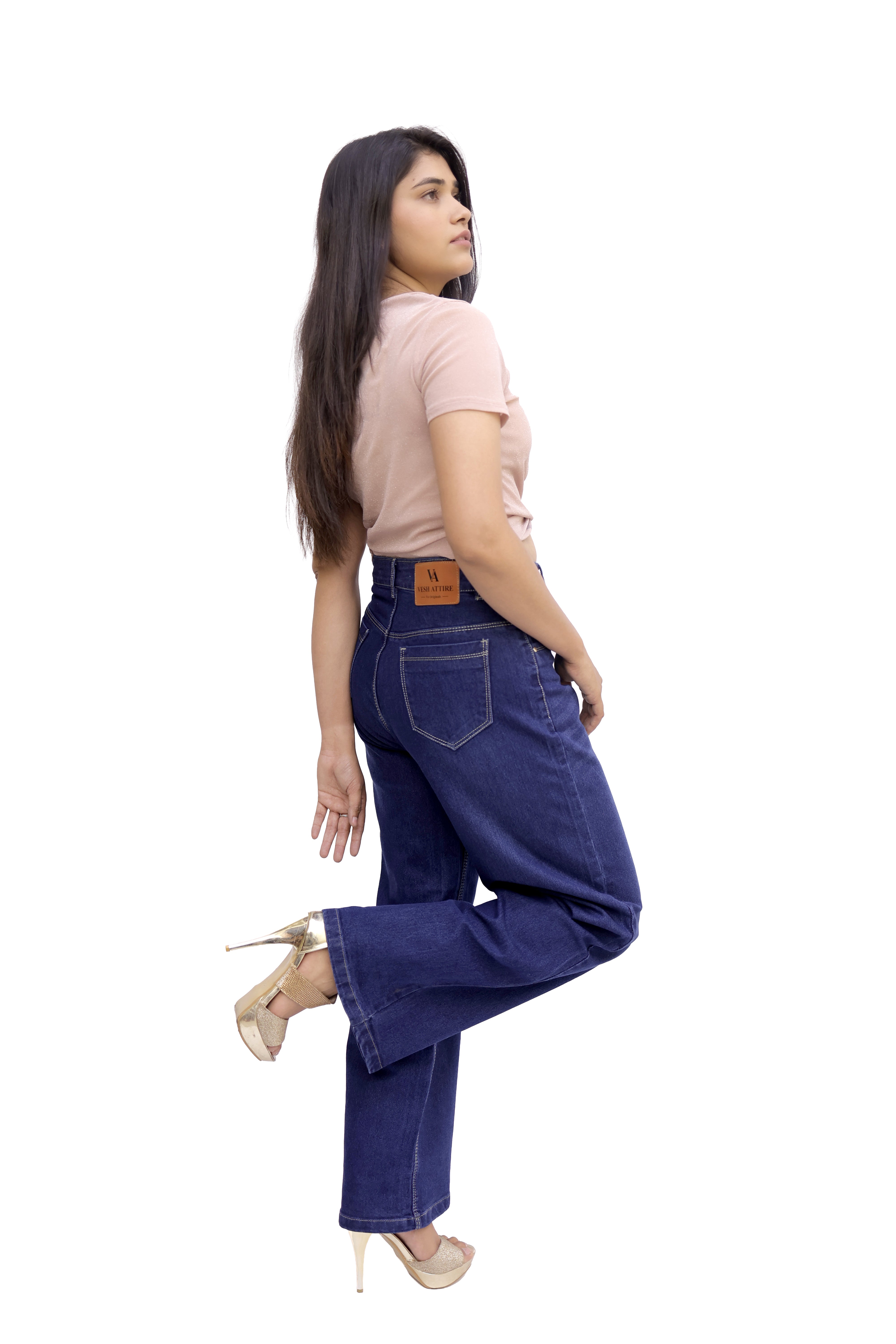 Midnight Wide-Leg Denim