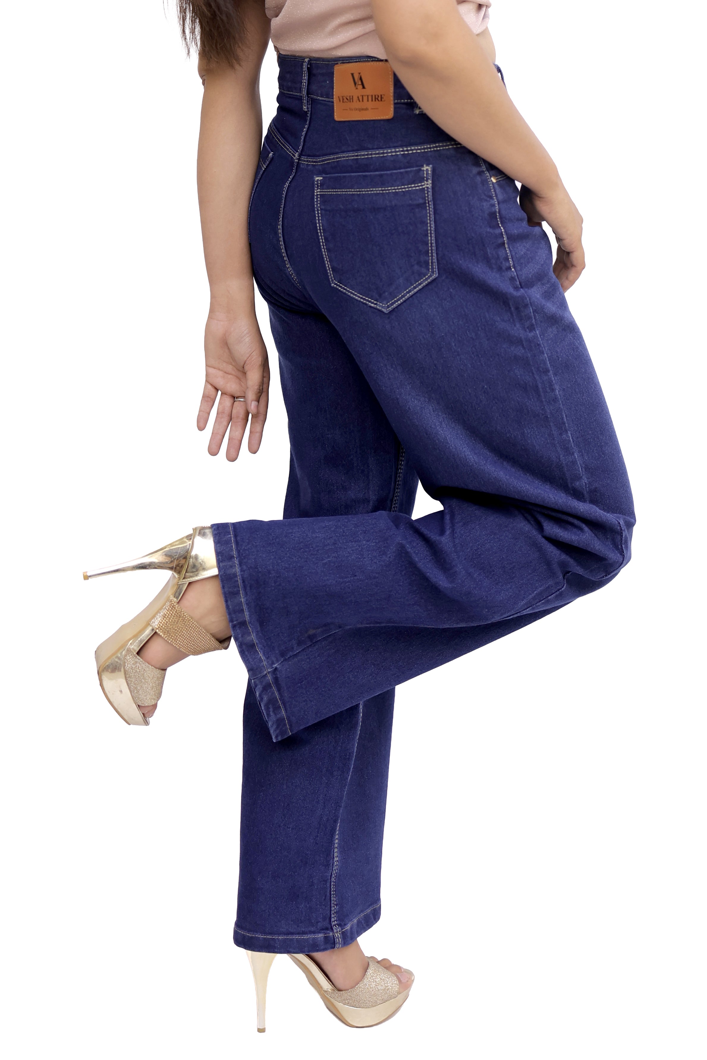 Midnight Wide-Leg Denim