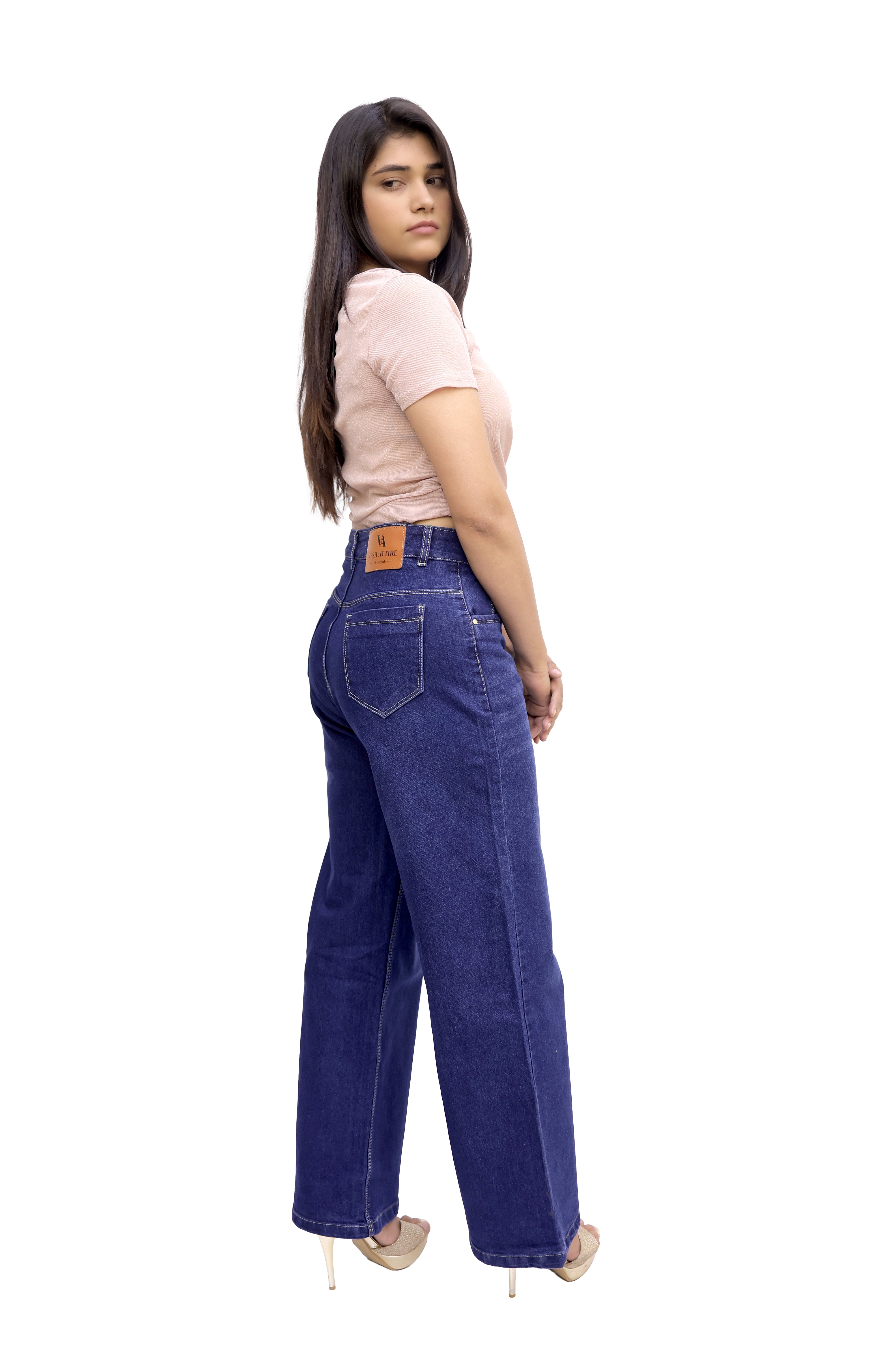 Midnight Wide-Leg Denim