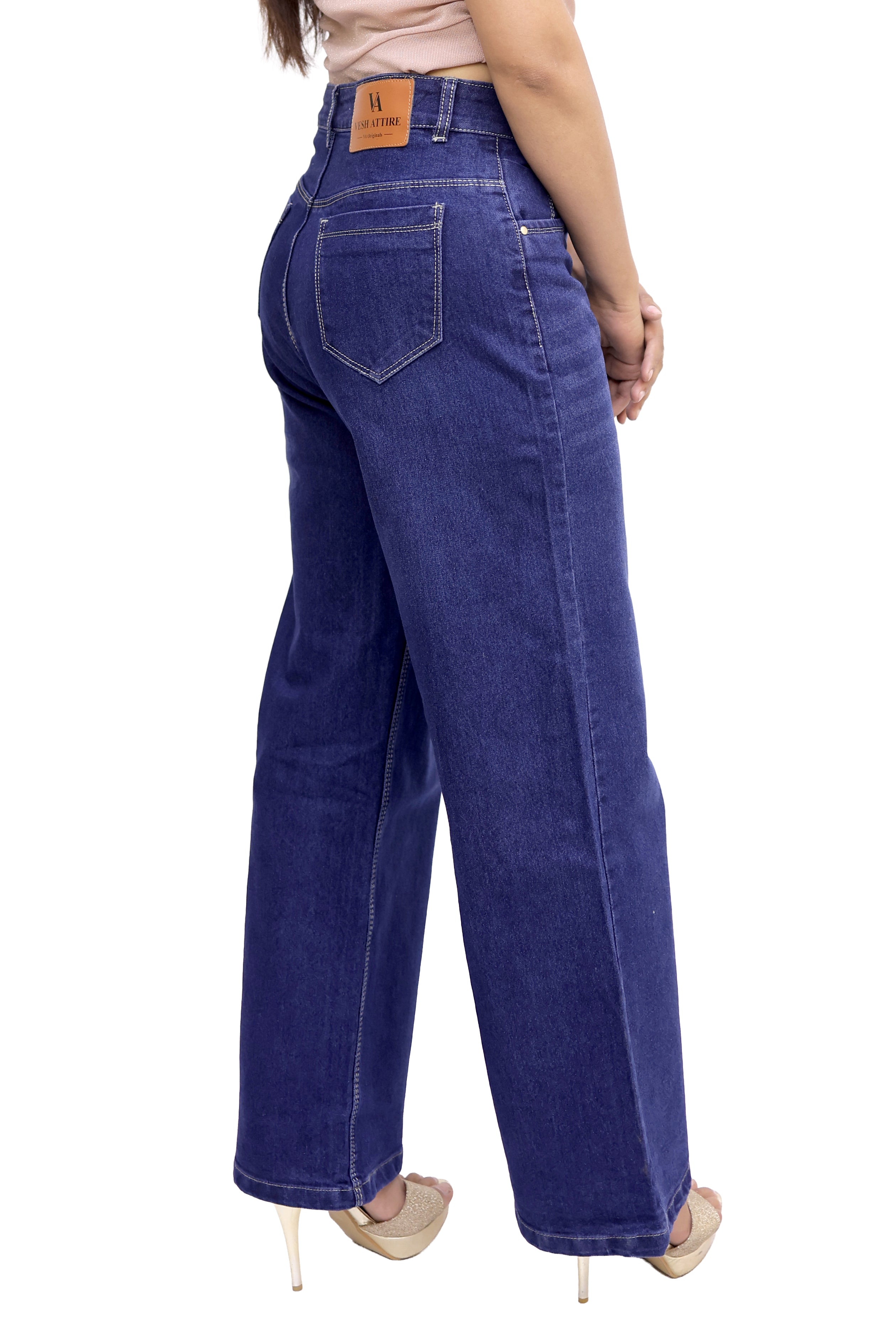 Midnight Wide-Leg Denim