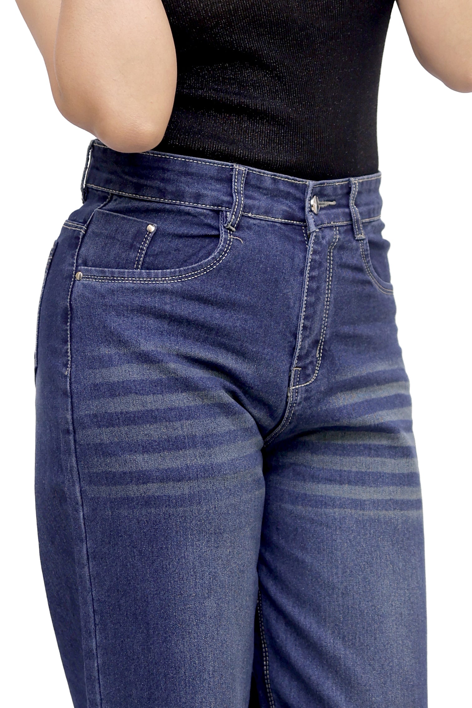 Classic High-Rise Wide-Leg Denim