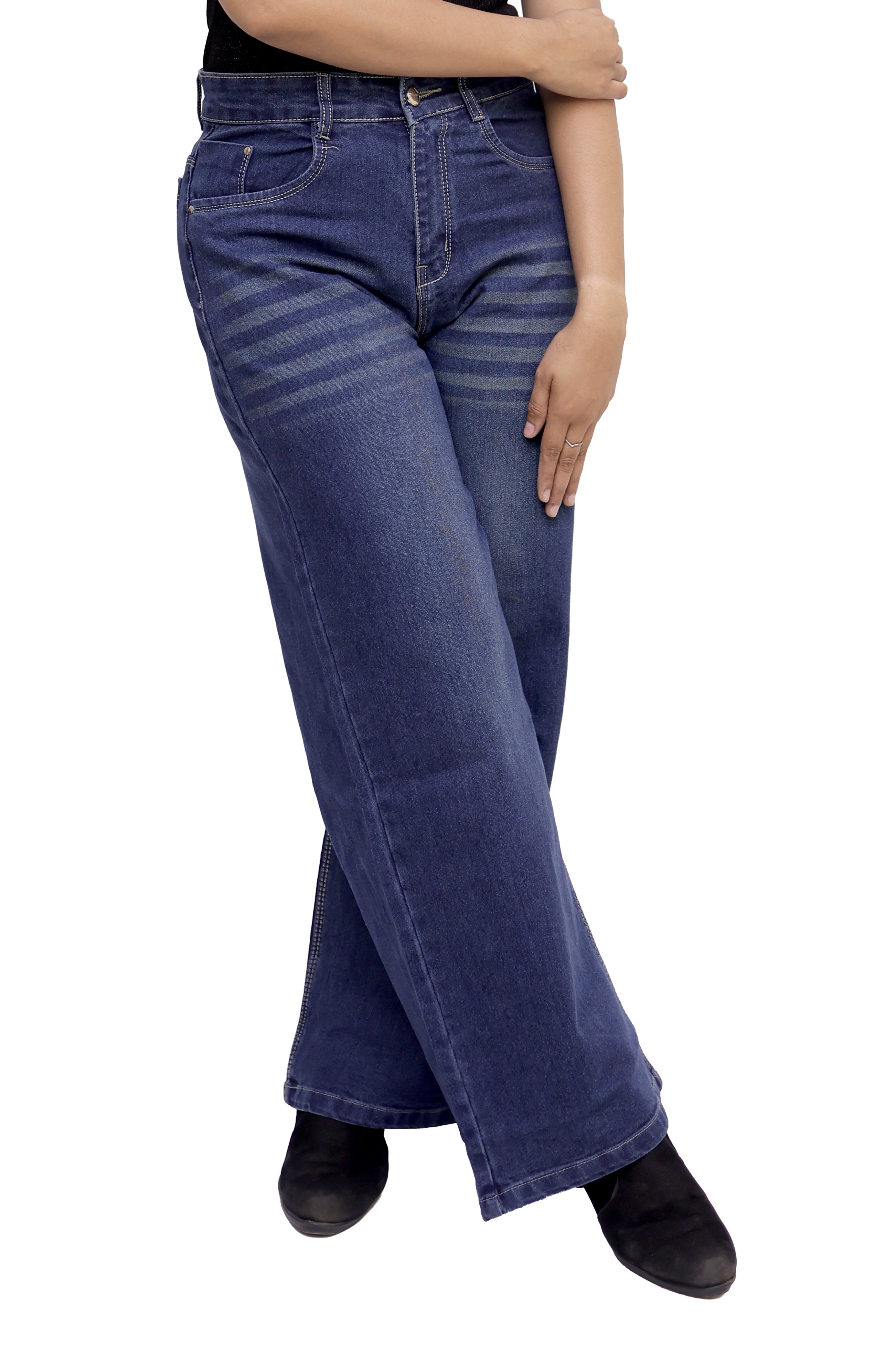 Classic High-Rise Wide-Leg Denim