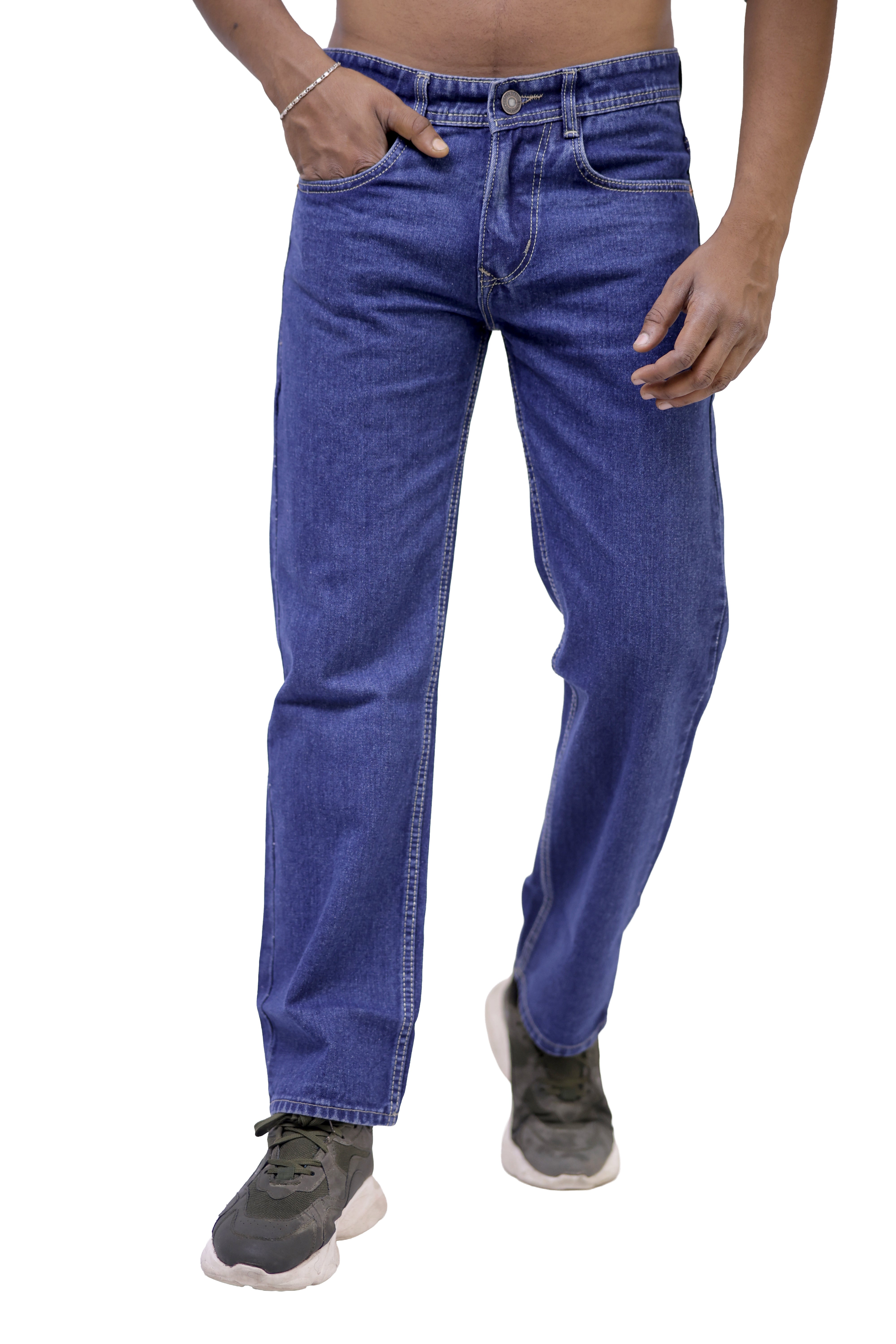 Dark Indigo Relaxed Fit Denim