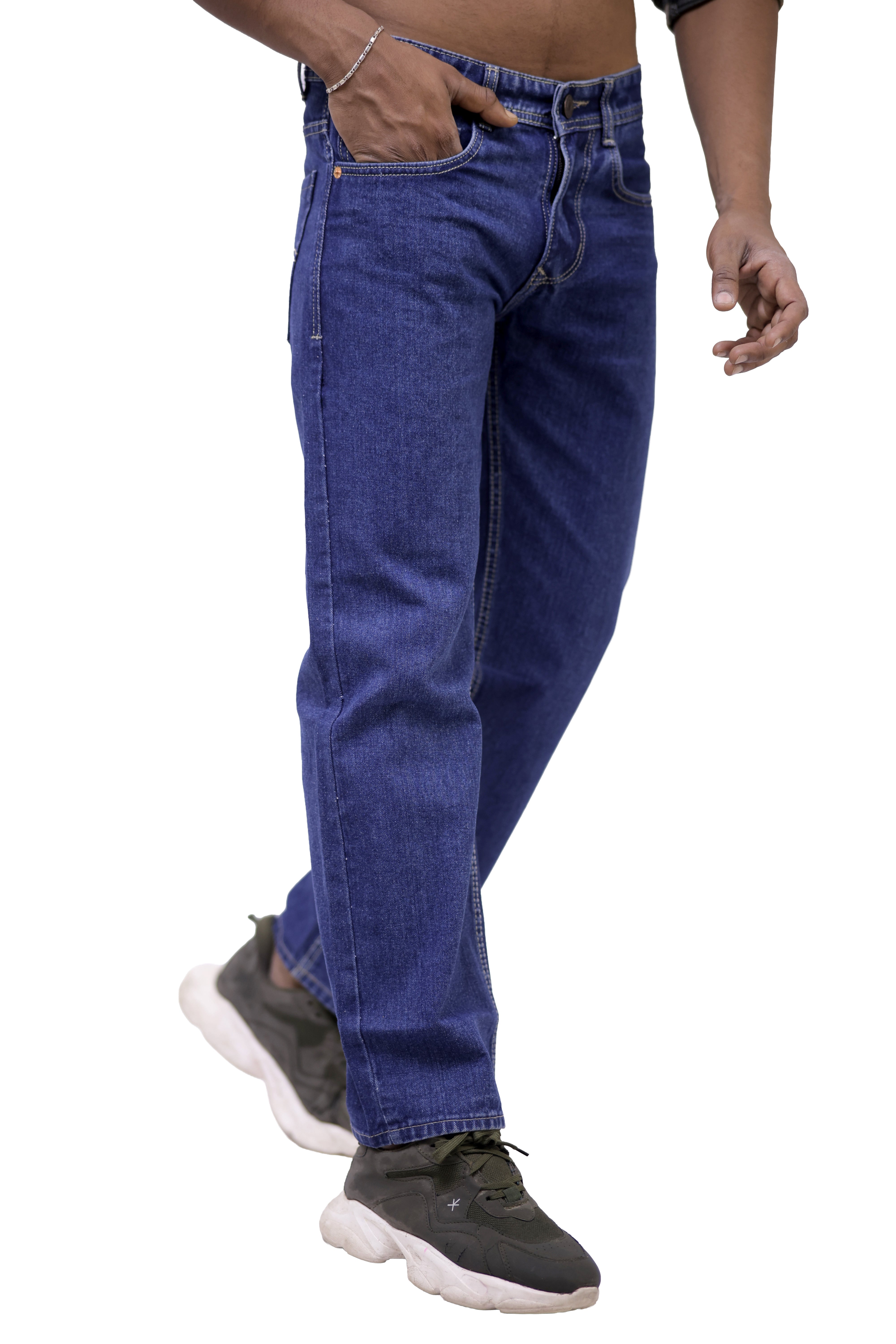 Dark Indigo Relaxed Fit Denim