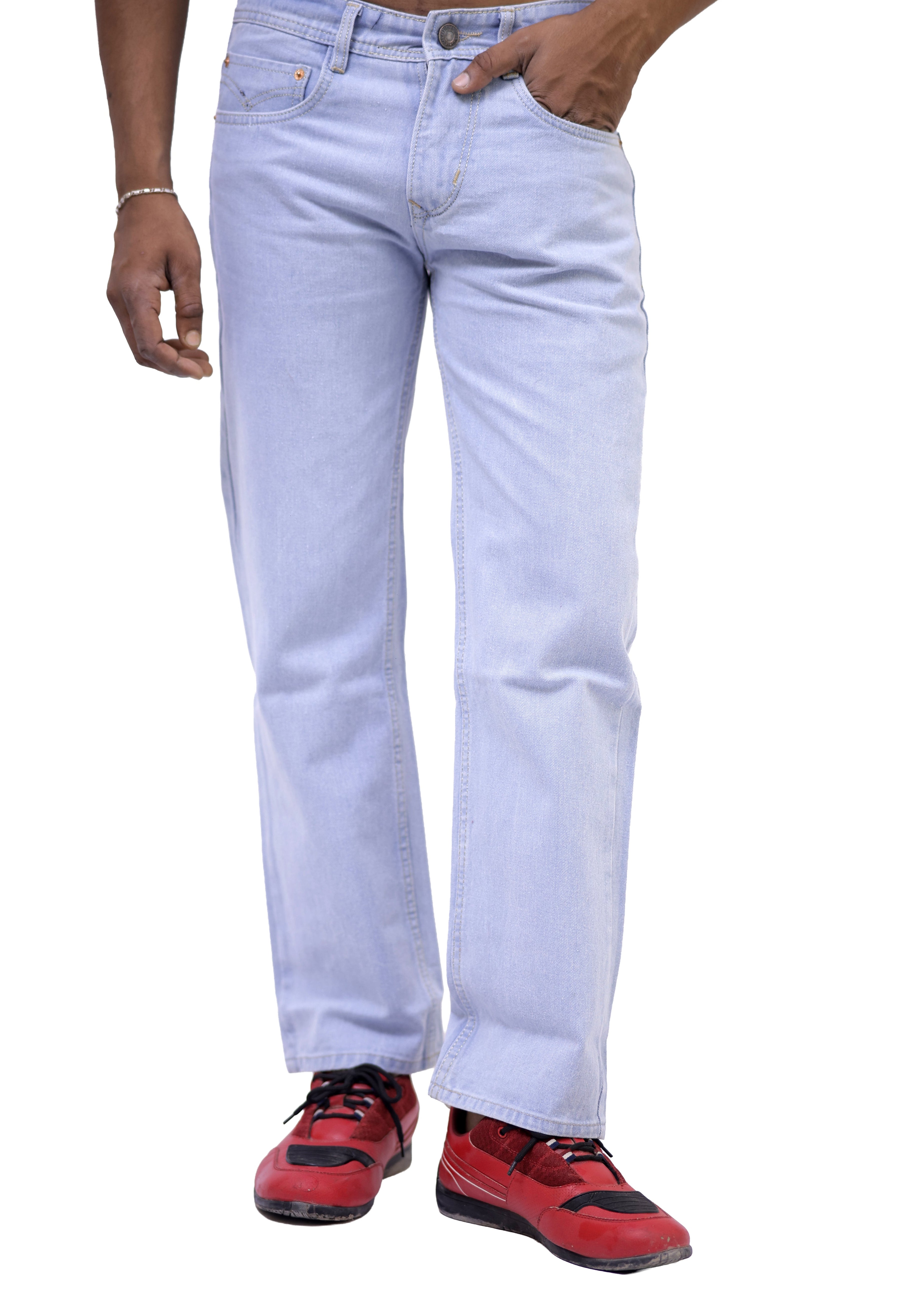 ➡ Ice Blue Comfort Fit Denim