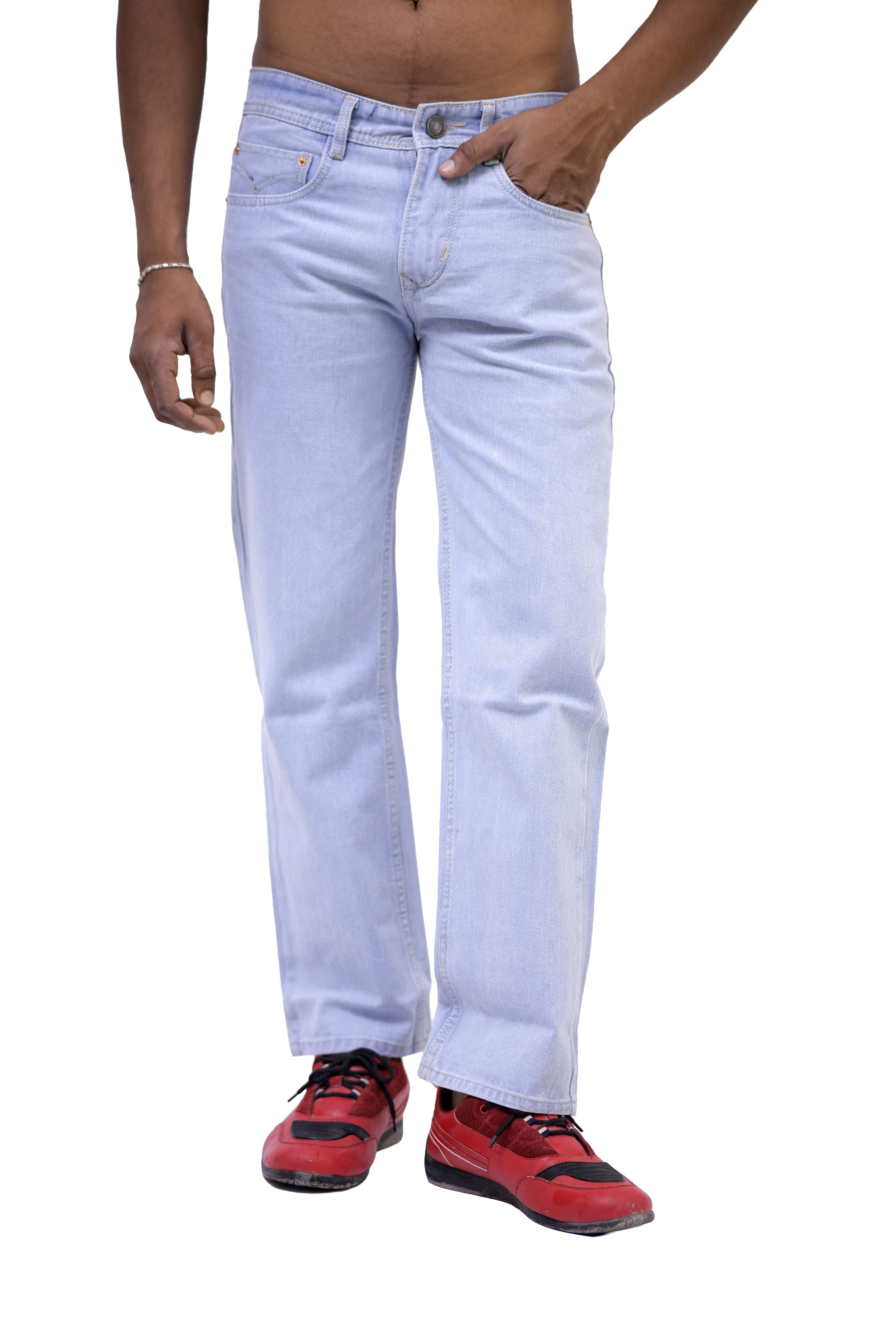➡ Ice Blue Comfort Fit Denim