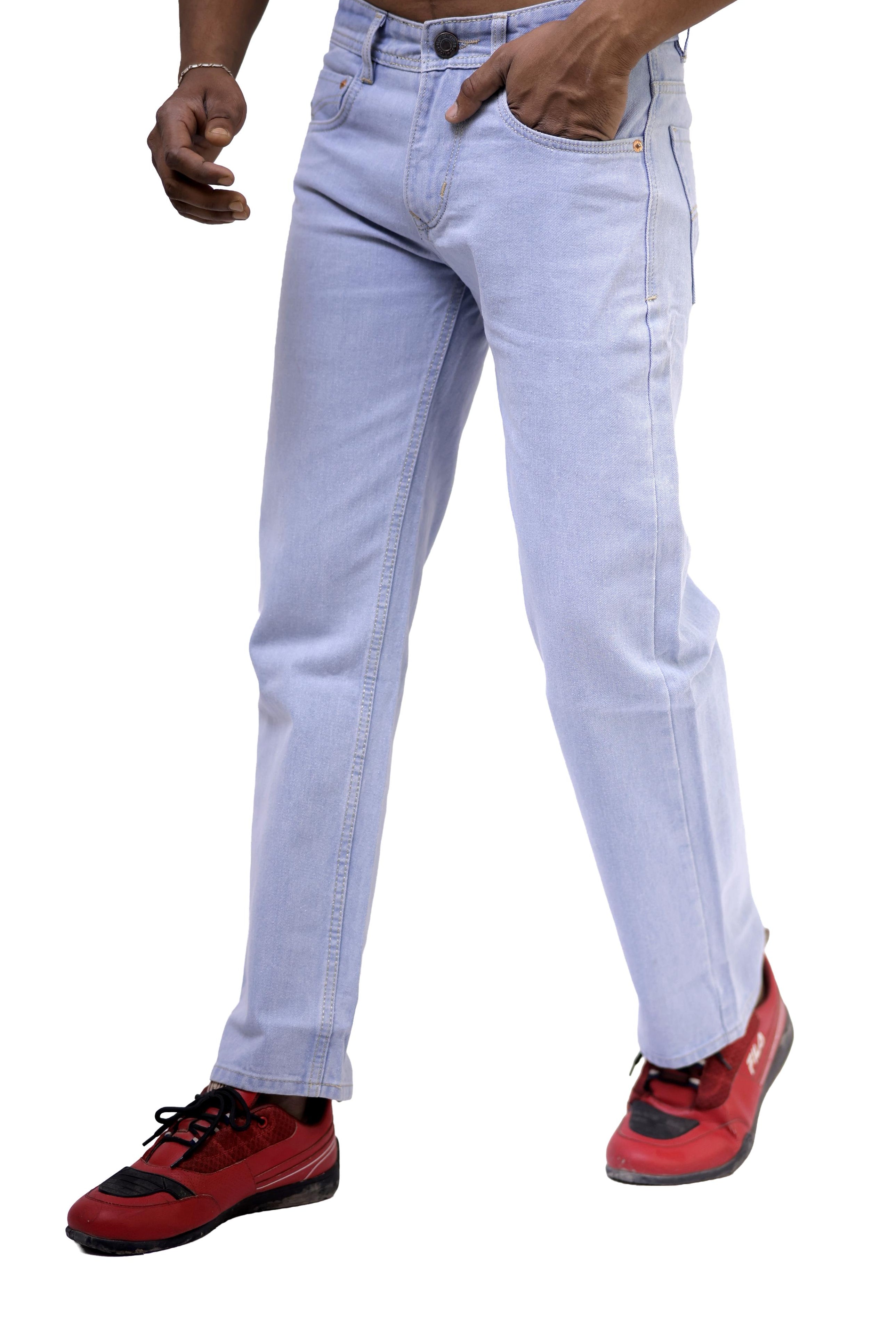 ➡ Ice Blue Comfort Fit Denim